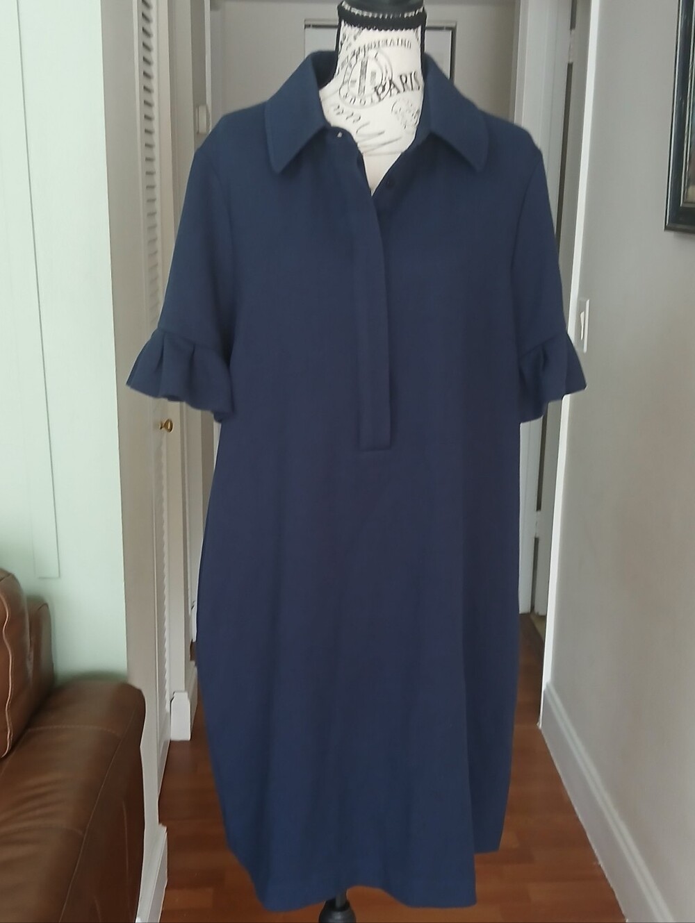 Tuckernuck Crepe Massey Shirt Dress XL - Picture 2 of 9